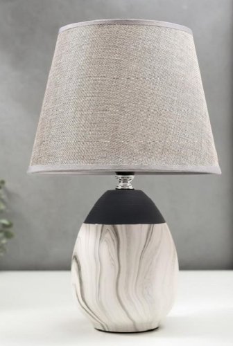 Светильник настольный Камень 220В Е14 40Вт Серый фото Светильник настольный Камень 220В Е14 40Вт Серый картинка